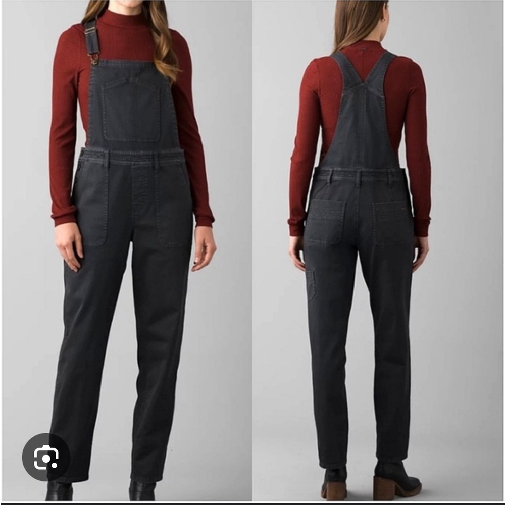 Prana Sancho Overalls Color Charcoal Size M